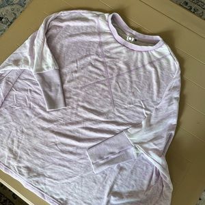 Free people oversized Dolan sleeve top